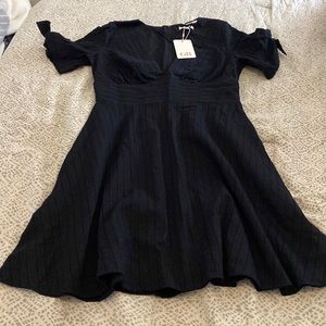Gianni Bini Black Cotton Dress